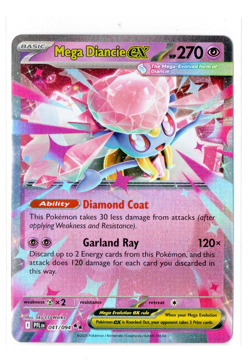 Pokemon TCG Mega Diancie ex 041/094 Double Rare Holo ME02: Phantasmal Flames -NM - Image 1