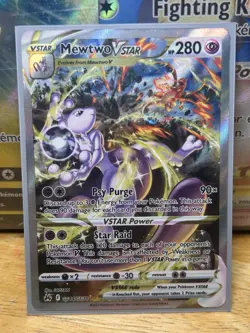 Pokemon Mewtwo VSTAR & Arceus VSTAR Holo Cards VSTAR Power Lot English - Image 1
