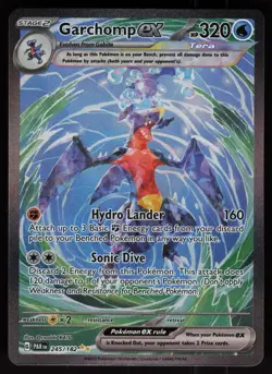Garchomp ex 245/182 Special Illustration Rare Paradox Rift Pokemon - Image 1