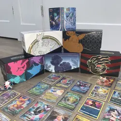 Complete Pokemon Collection with Unique Cards, Portfolios, and Collectible Boxes - Image 3