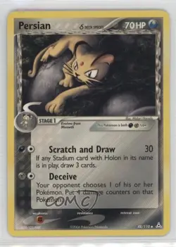 Persian Pokemon EX Holon Phantoms #48 2006 - Image 1
