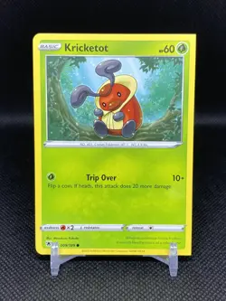 Miscut Square Cut Corners Error Pokemon TCG Kricketot 009/189 Astral Radiance - Image 1