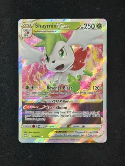 Pokemon Card Shaymin VSTAR 014/172 Brilliant Stars Holo Ultra Rare NM - Image 1