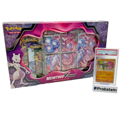 Pokemon TCG Mewtwo V-Union Special Collection + PSA 6 Okidogi TWM Slab - Image 1
