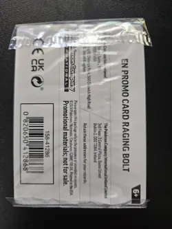 SEALED Pokemon Raging Bolt 111/142 Stellar Crown Best Buy Cosmos Holo Promo - Image 2