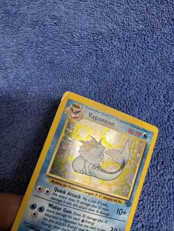 1999 Pokemon Jungle Vaporeon #12/64 Holo Rare WOTC - Image 3