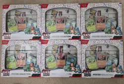 Pokemon TCG Scarlet & Violet 151 Poster Collection Boxes - Sealed LOT OF 6 - Image 1
