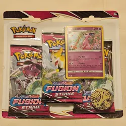 Pokemon TCG Sword & Shield Fusion Strike Booster Pack w/ Espeon Promo English - Image 1