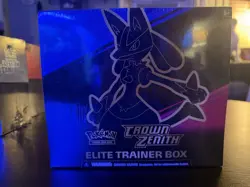 Pokemon TCG: Crown Zenith Elite Trainer Box ETB - Factory Sealed - 10 Packs - Image 1