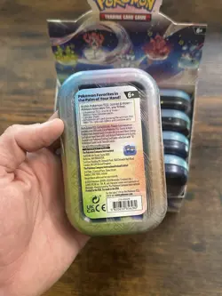 Pokemon Paldean Fates Mini Tin DISPLAY Box (8 Mini Tins) New - Image 3