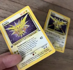 Pokemon Zapdos 15/62 Fossil 1st Edition Holo Rare 1999 - Image 3
