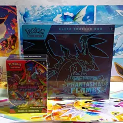 Pokemon Mega Evolution Phantasmal Flames Elite Trainer Box & Booster Bundle - Image 1