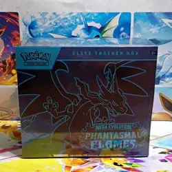 Pokemon Mega Evolution Phantasmal Flames Elite Trainer Box & Booster Bundle - Image 2