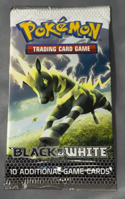 Sealed 2011 Pokemon Black & White Zebstrika Artwork Factory Booster Pack - Image 1