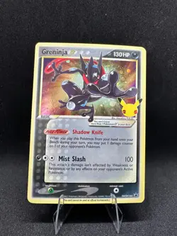 Pokemon Greninja Gold Star Celebrations Promo Sword & Shield Promo SWSH144 - Image 1