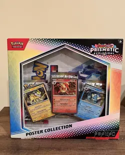 Pokemon Tcg Scarlet & Violet Prismatic Evolutions Poster Collection New Sealed - Image 1