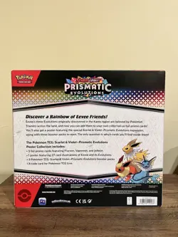 Pokemon Tcg Scarlet & Violet Prismatic Evolutions Poster Collection New Sealed - Image 2