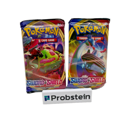 Lot of (2) Pokemon TCG Sword & Shield Base Set Booster Packs SEALED - Image 1