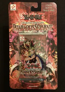 Yu-Gi-Oh! PHARAOH'S SERVANT Blister Booster Pack Original Square Konami Logo 🔥 - Image 1