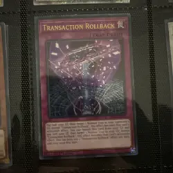 Transaction Rollback (UR) RA04-EN105 Quarter Century Stampede 1st Edition - Image 1