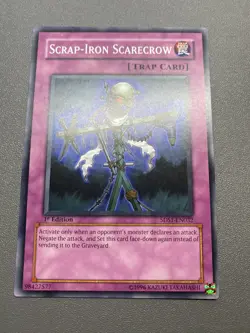 Yu-Gi-Oh! Scrap-Iron Scarecrow Common 1st Edition 5DS1-EN032 HP - Image 1