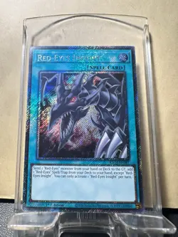 Yugioh! Red-Eyes Insight - RA03-EN061 - Platinum Secret Rare - 1st Edition Near - Image 1