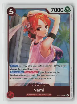 Nami (006) R Extra Booster: One Piece Heroines Edition EB03-006 NM - Image 1