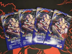 ✨ One Piece TCG: The Azure Sea's Seven Sleeved Booster OP-14 English - Lot of 4 - Image 1