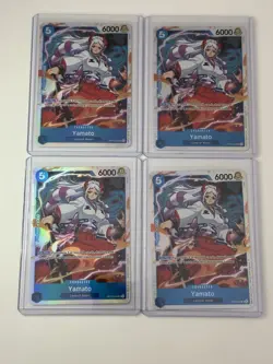 Yamato OP13-054 Carrying On His Will 4 Foil Card Play Set Lot One Piece - Image 1