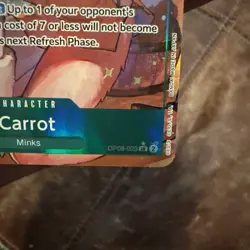 Two Legends OP08-023 Carrot SR Alt Art Parallel One Piece TCG English - Image 5