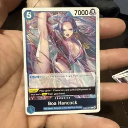 One Piece TCG Boa Hancock EB04-027 Foil R The Azure Sea's Seven - Image 1