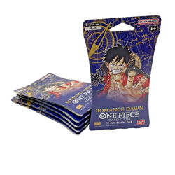 One Piece TCG OP-01 English Romance Dawn Sleeved Booster Packs SEALED Lot of (6) - Image 1