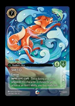 Disney Lorcana Winterspell Tod Knows All the Tricks Enchanted - Image 1