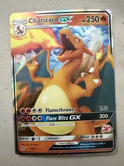 Aerodactyl V & Charizard GX Holo Lot Pokemon TCG 2 Cards English - Image 2
