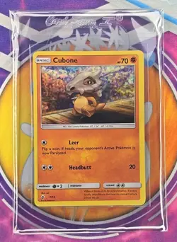 🔥Cubone 7/12 McDonald's 2018 Set Holo NM Pokemon Card English👍📈 - Image 4