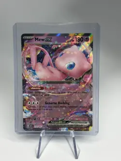 Pokemon Mew EX TCG 151/165 Scarlet & Violet Double Rare Full Art Holo Card - Image 1