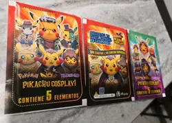 Cosplay Pikachu Card Pack Holo Foil & More Pokemon Movie Cards Special Chase - Image 1