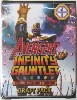 Dice Masters Draft Pack ~ AVENGERS INFINITY GAUNTLET Marvel card die booster - Image 1