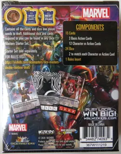 Dice Masters Draft Pack ~ AVENGERS INFINITY GAUNTLET Marvel card die booster - Image 2