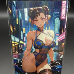 Chun Li Anime Waifu Card Doujin ACG Goddess Holo - Image 1