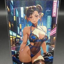 Chun Li Anime Waifu Card Doujin ACG Goddess Holo - Image 2