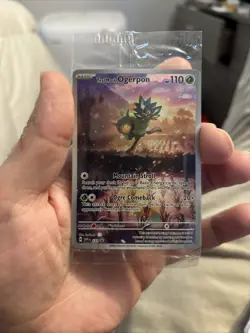 Teal Mask Ogerpon 123 Sv: Scarlet & Violet Promo Cards Holo ETB (SEALED) - Image 1
