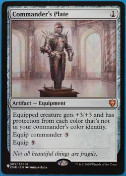 Commander's Plate (The List) Commander Legends NM CARD (512161) ABUGames - Image 1