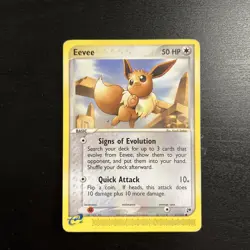 Pokemon Eevee TCG EX Sandstorm 63/100 Regular Common Card - Image 1