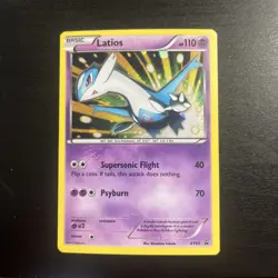 Pokemon Latios TCG XY Black Star Promos Holo Card XY65 - Image 1
