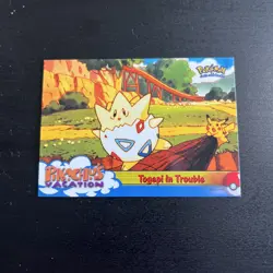 Pokemon Togepi in Trouble #45 1999 Topps Movie Collectible Card - Image 1