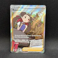 Roxanne GG66/GG70 Pokemon Card Crown Zenith: Galarian Gallery Holo - NM - Image 1