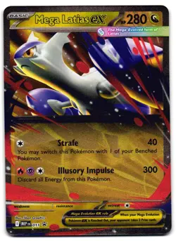 Mega Latias ex 011 - Mega Evolutions Promo Pokemon TCG - M/LP Card - Image 1