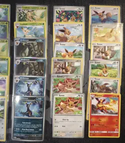 Lot Of 54 Pokemon Eeveelutions Cards Eevee Line - Image 2