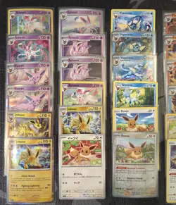 Lot Of 54 Pokemon Eeveelutions Cards Eevee Line - Image 4